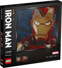 Lego: Marvel 3167 Piece Iron Man Buildable Frame Art